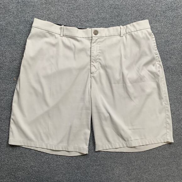 Nike Golf Shorts Mens 40 Beige Dri Fit Flex Core Standard Fit Flex Waistband - Picture 2 of 12